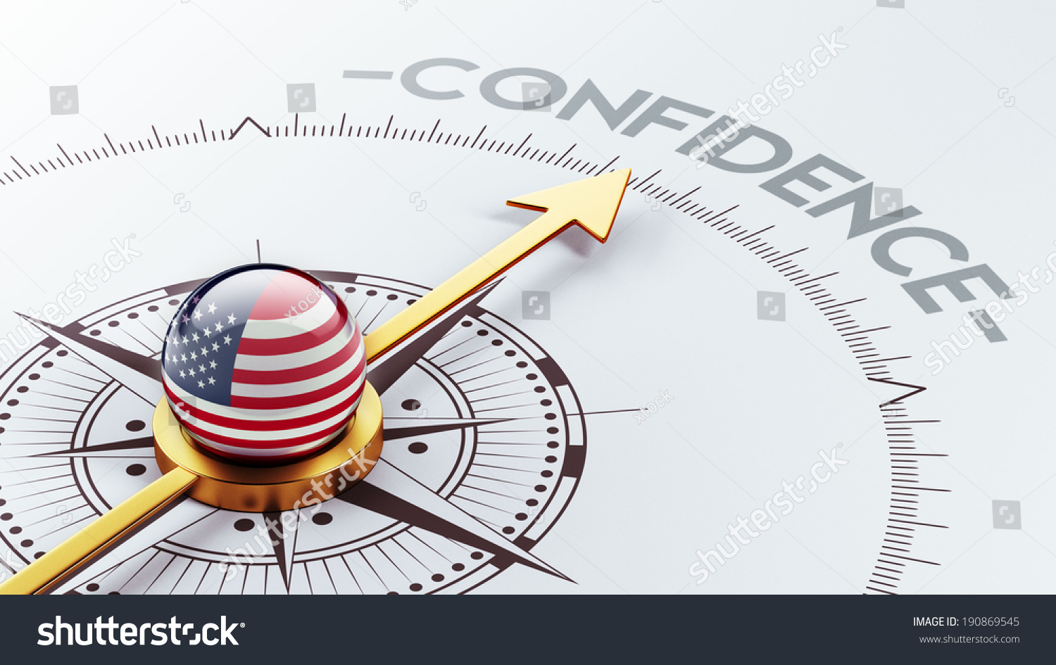 united states high resolution confidence concept