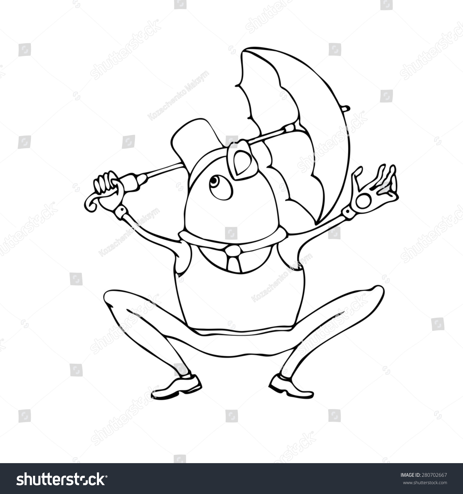 可爱的动物.插图的卡通青蛙.可爱的卡通青蛙-动物