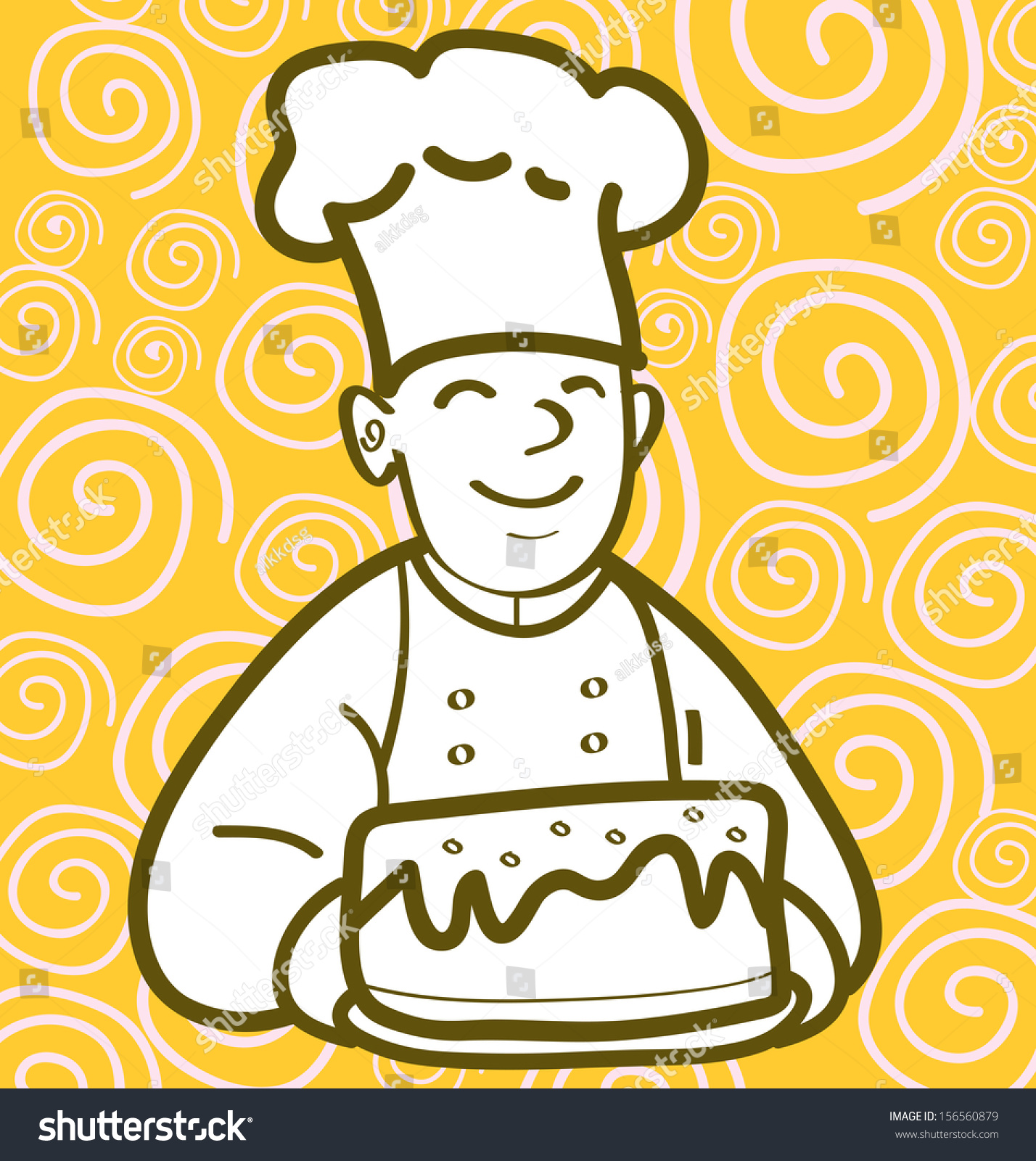 厨师糕点-食品及饮料,人物-海洛创意(hellorf)-shutterstock中国独家