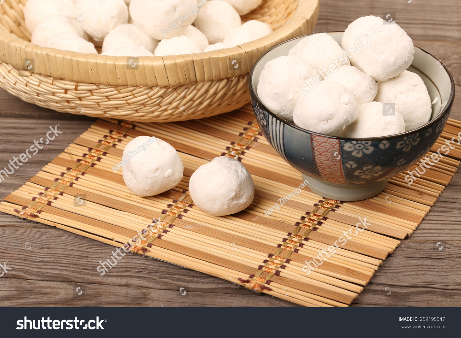 traditional sweet chinese glutinous rice ball -其它-海洛创意