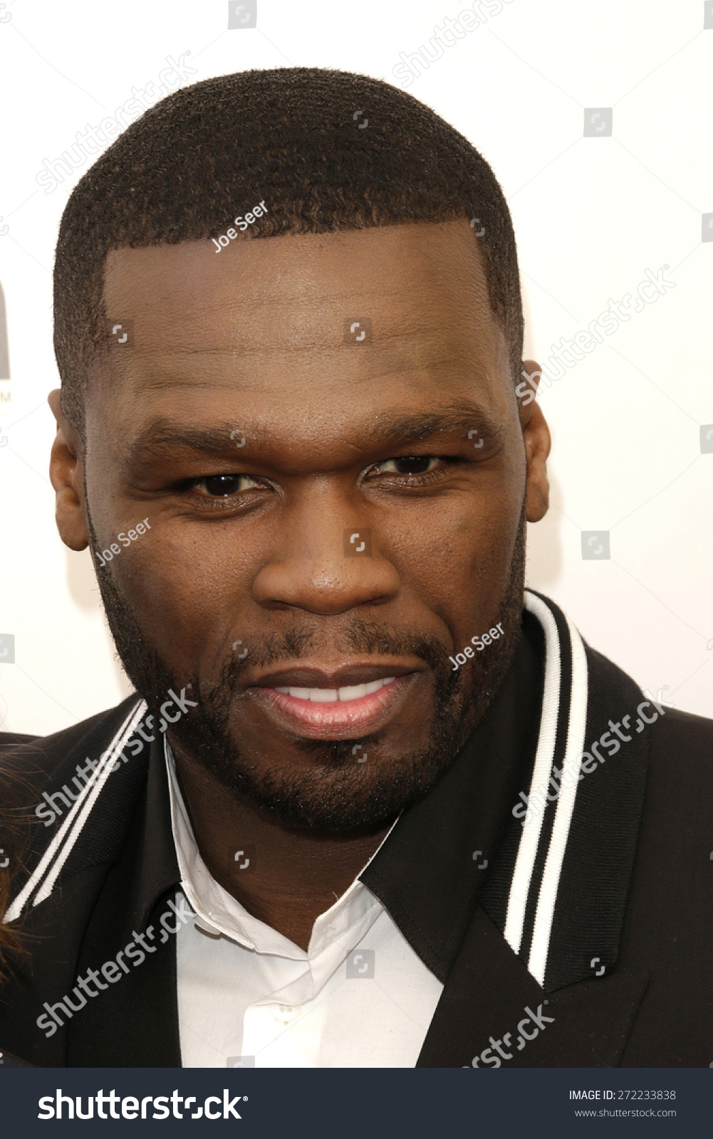 拉斯维加斯——4月23日:柯蒂斯"50美分"杰克逊在二十世纪福克斯2015年