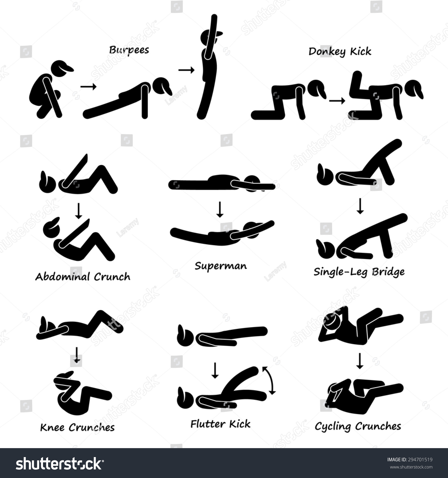 身体锻炼的运动健身训练(3集)棒图象形图标