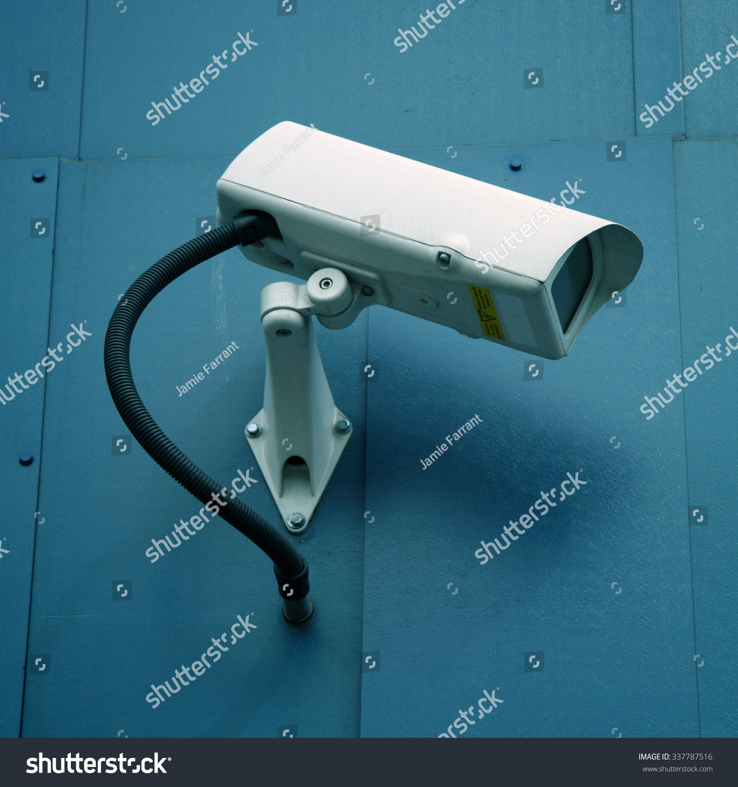 closed circuit television security camera in london, england